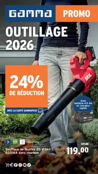 GAMMA Outillage couverture de brochure