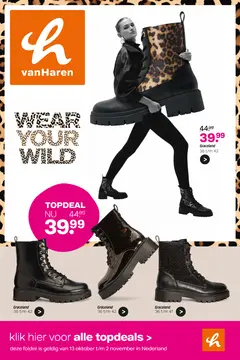 vanHaren Schoenen folder voorblad