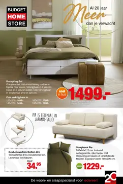 Budget Home Store folder voorblad