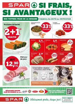 SPAR couverture de brochure