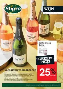 Sligro folder voorblad