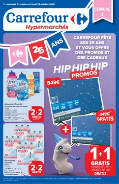 Carrefour couverture de brochure