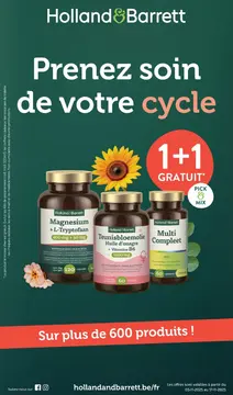 Holland & Barett couverture de brochure