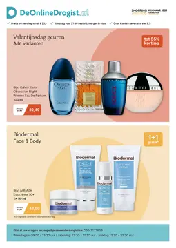 De Online Drogist folder voorblad