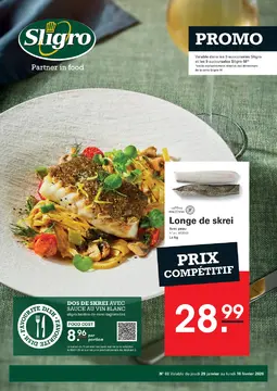 Sligro couverture de brochure