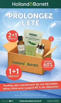 Holland & Barrett couverture de brochure