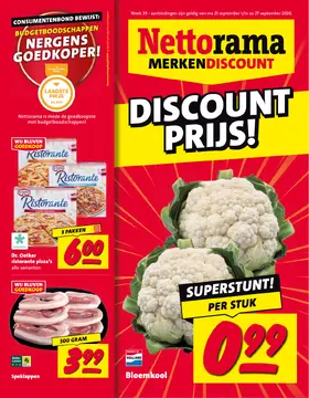 Nettorama folder voorblad