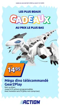 Action couverture de brochure