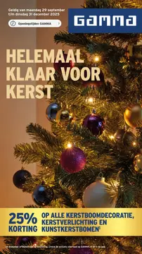 GAMMA Kerstspecial folder voorblad