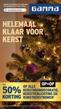 GAMMA Kerstspecial folder voorblad
