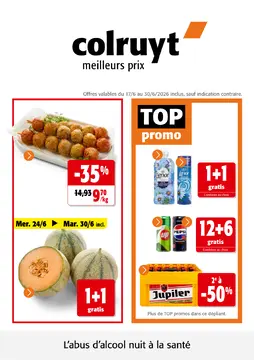 Colruyt couverture de brochure