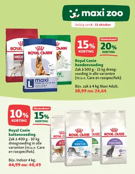 Maxi Zoo folder voorblad