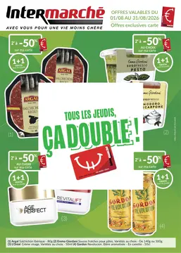 Intermarché couverture de brochure
