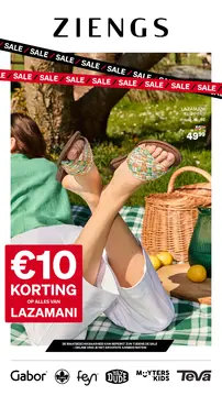 Ziengs Schoenen folder voorblad