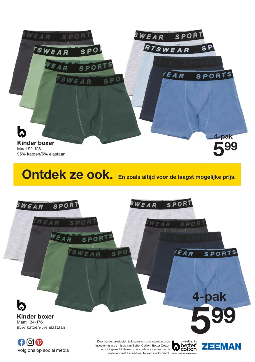 Zeeman ondergoed folder hotsell