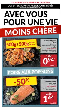 Intermarché couverture de brochure