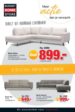 Budget Home Store folder voorblad