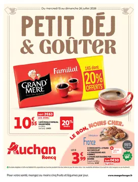 Auchan Roncq folder voorblad