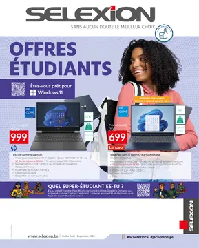 Selexion couverture de brochure