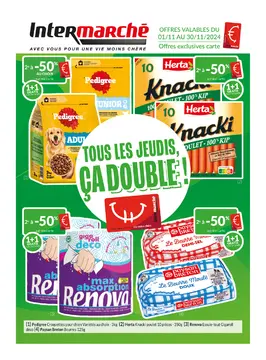 Intermarché couverture de brochure