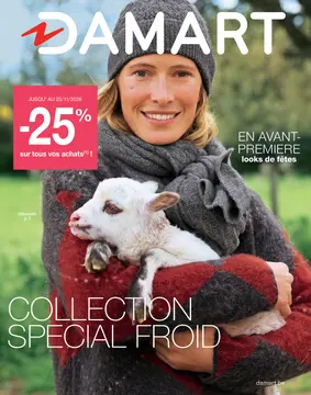 Damart couverture de brochure