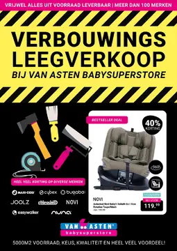 Van Asten BabySuperstore folder voorblad