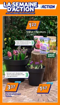 Action couverture de brochure