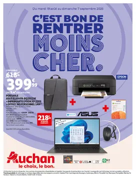 Auchan couverture de brochure