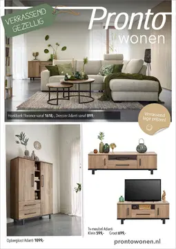 Pronto Wonen folder voorblad