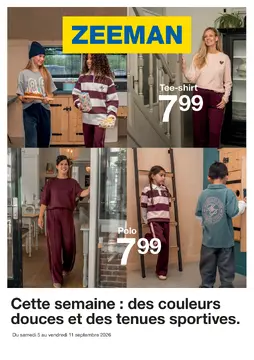 Zeeman couverture de brochure