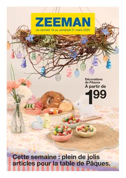 Zeeman couverture de brochure