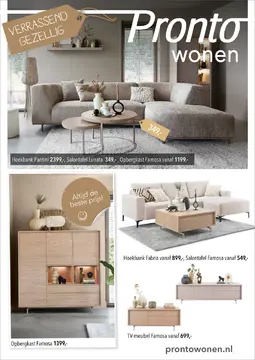 Pronto Wonen folder voorblad