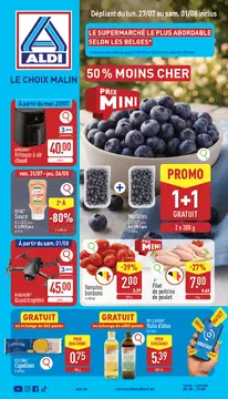 ALDI couverture de brochure