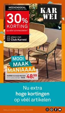 Karwei folder voorblad