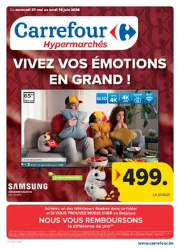 Carrefour couverture de brochure