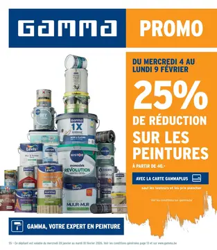 GAMMA couverture de brochure