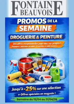 Fonatine Beauvois couverture de brochure