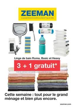 Zeeman couverture de brochure