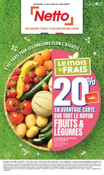 Netto couverture de brochure