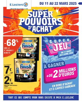 E.Leclerc couverture de brochure