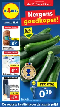 Lidl folder voorblad