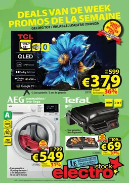 ElectroStock couverture de brochure