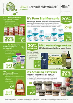 G&W GezondheidsWinkel folder voorblad