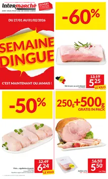 Intermarché couverture de brochure