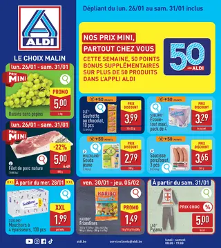 ALDI couverture de brochure