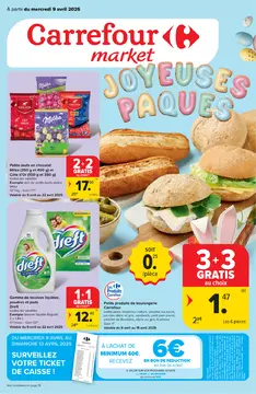 Carrefour Market couverture de brochure