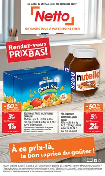 Netto couverture de brochure
