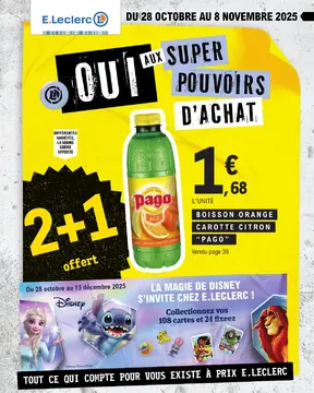 E.Leclerc couverture de brochure