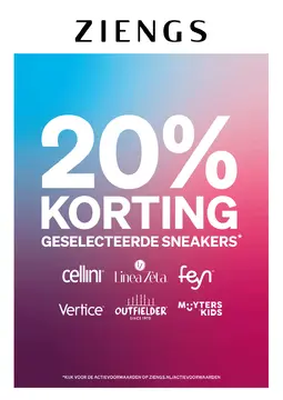 Ziengs Schoenen folder voorblad