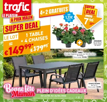 Trafic couverture de brochure